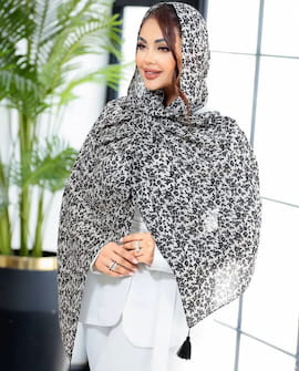 شال زنانه نخی