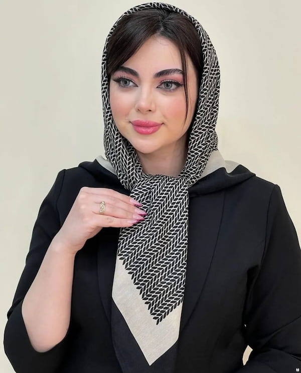 عکس-روسری زنانه پنبه