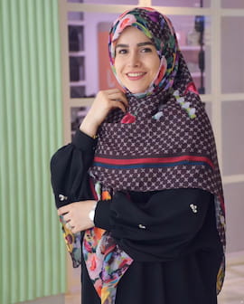 روسری تابستانه زنانه نخی