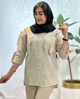 مانتو زنانه تک رنگ