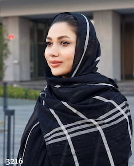 شال زنانه لمه مشکی