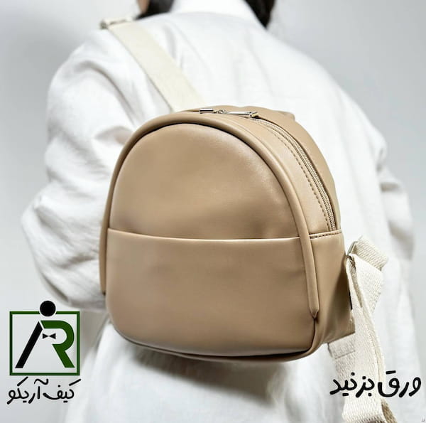 عکس-کوله پشتی کژوال زنانه چرم